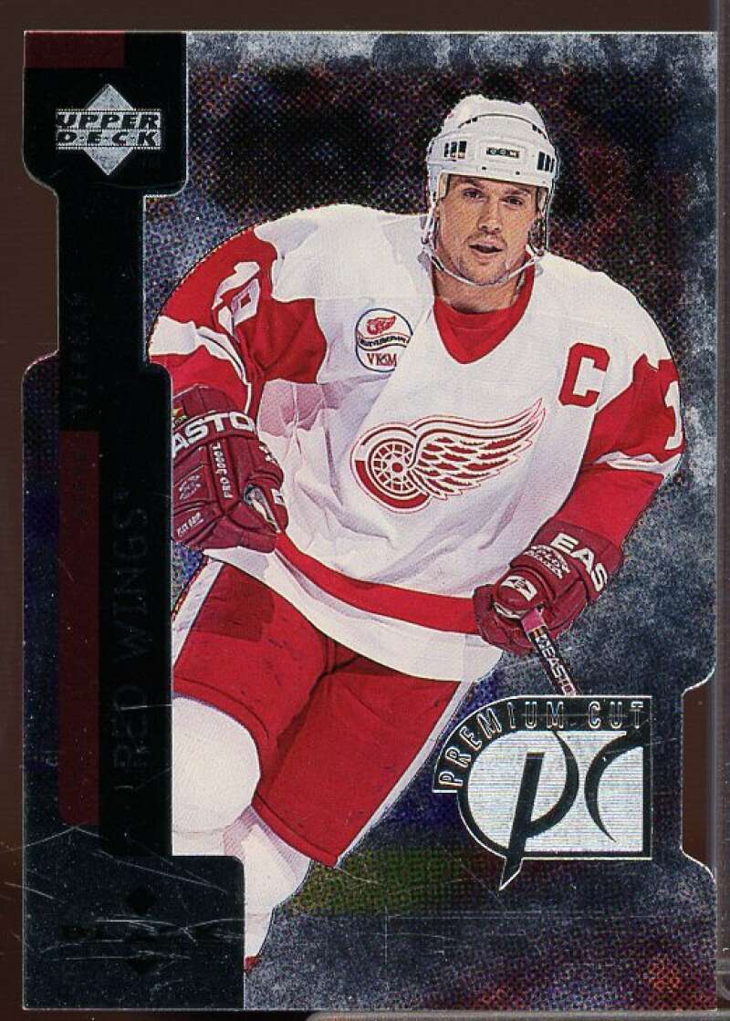 Steve Yzerman Card 1997-98 Black Diamond Premium Cut #PC7  Image 1