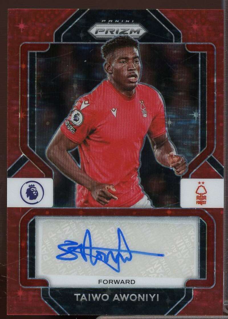 Awoniyi Card 2022 Prizm English Premier League Signatures Prizms Red Stars #23  Image 1