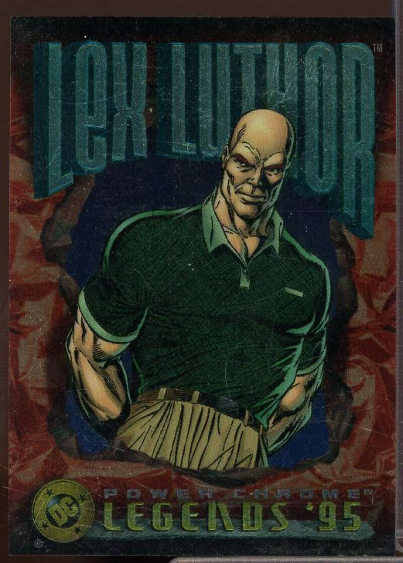 Lex Luthor Card 1995 SkyBox DC Legends Power Chrome #83  Image 1