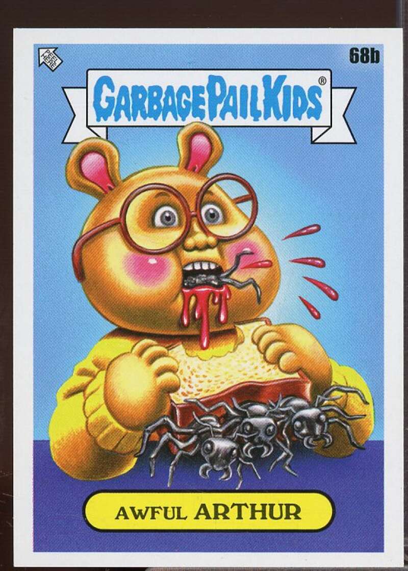 Awful Arthur Card 2022 Topps Garbage Pail Kids Book Worms #68b  Image 1