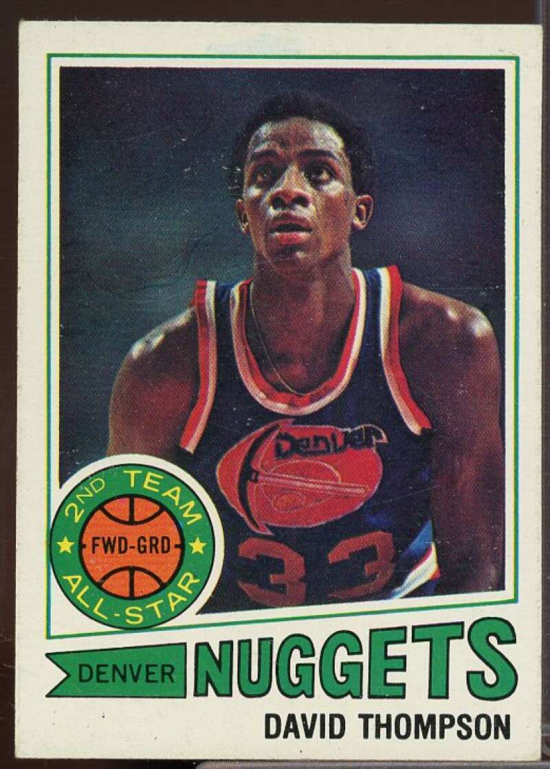 David Thompson Card 1977-78 Topps #60  Image 1