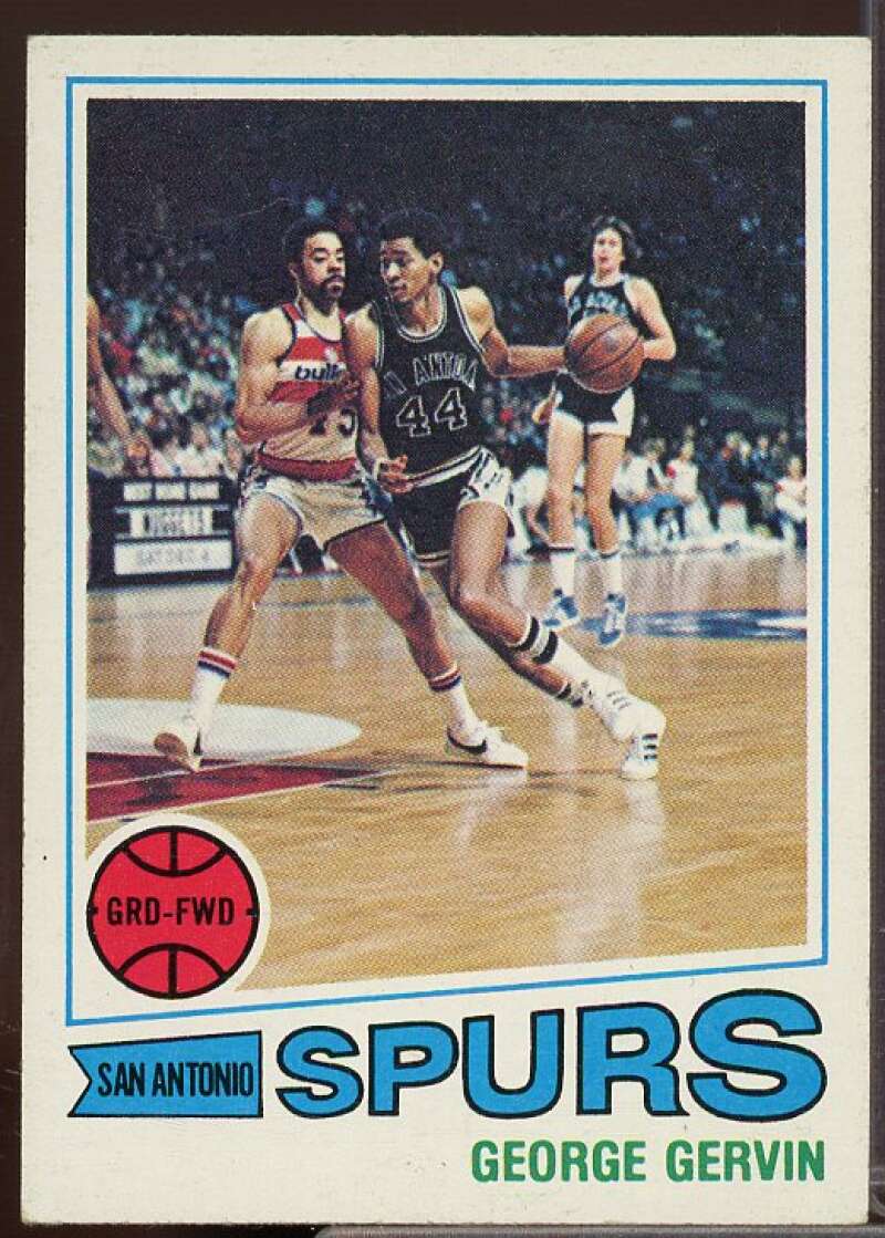 George Gervin Card 1977-78 Topps #73  Image 1