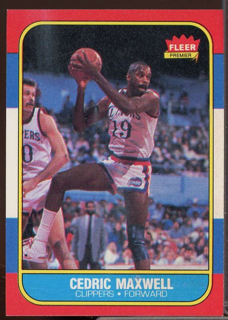 Cedric Maxwell Card 1986-87 Fleer #70  Image 1