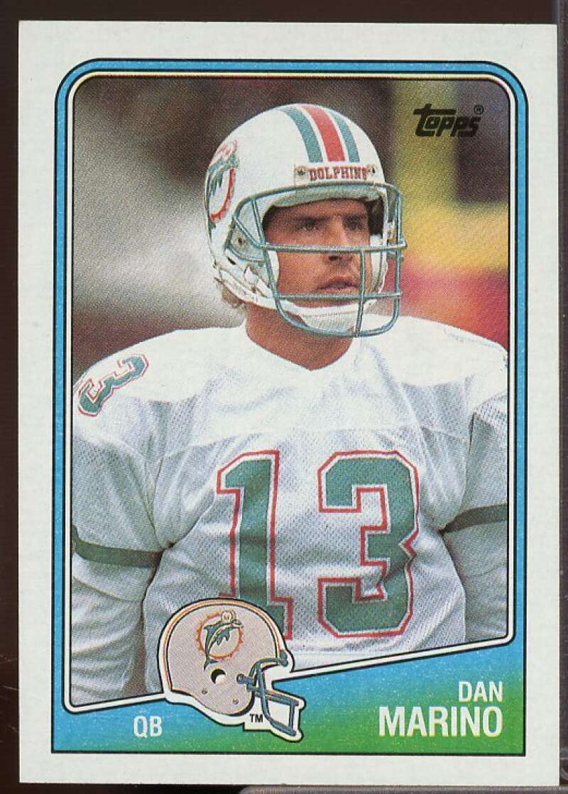 Dan Marino Card 1988 Topps #190  Image 1