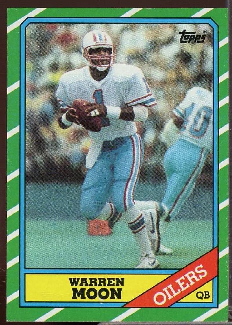 Warren Moon Card 1986 Topps #350  Image 1