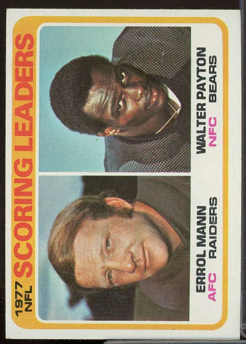 W.Payton/VanEeghenLL Card 1978 Topps #333  Image 1