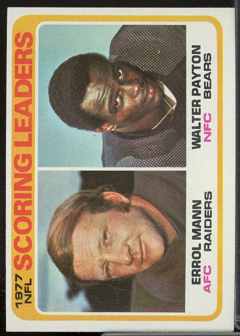 W.Payton/VanEeghenLL Card 1978 Topps #333  Image 1