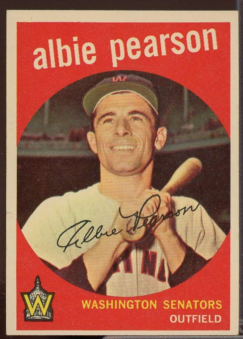 Albie Pearson Card 1959 Topps #4  Image 1