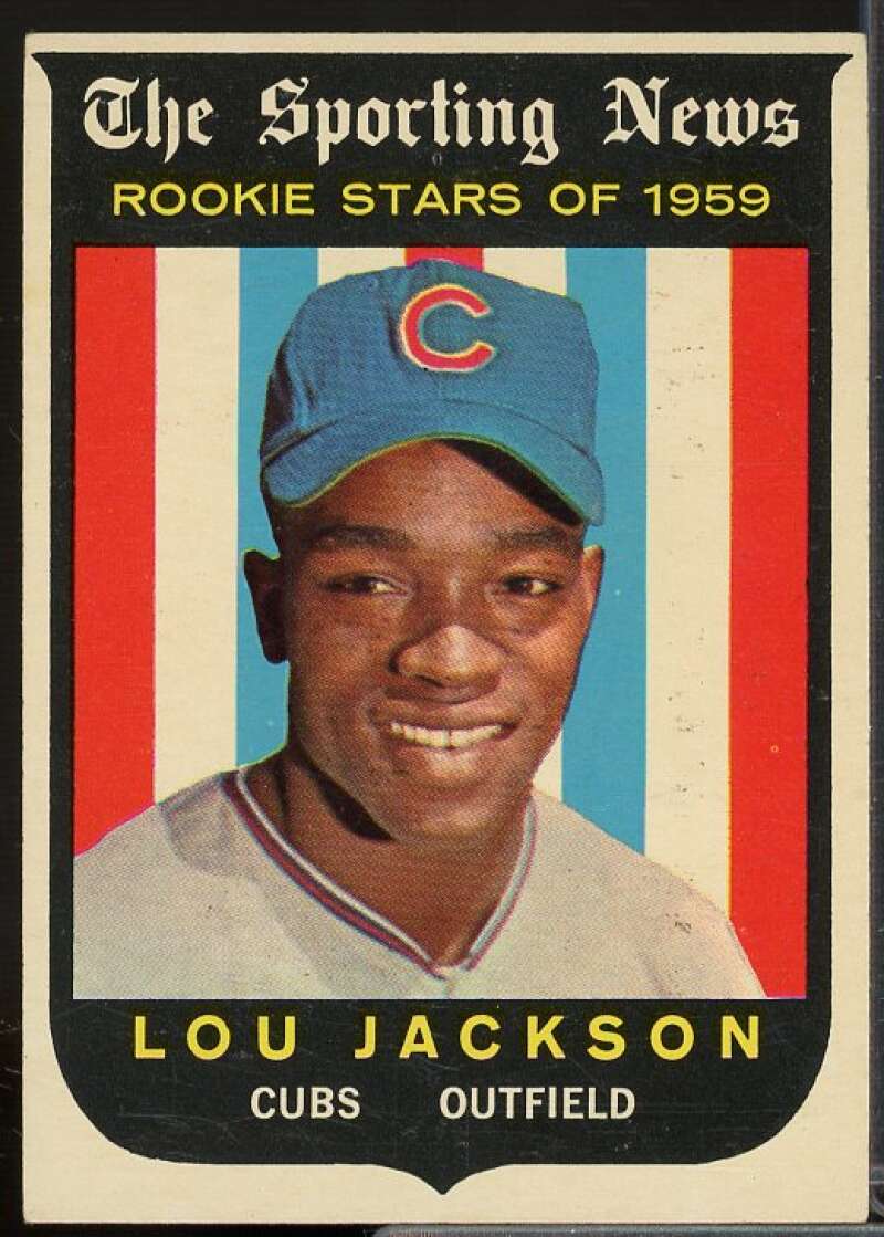 Lou Jackson RS Rookie Card 1959 Topps #130  Image 1