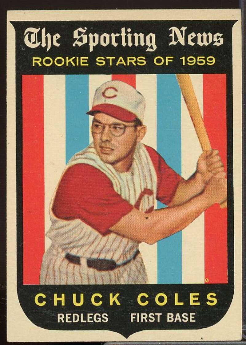 Chuck Coles RS Rookie Card 1959 Topps #120  Image 1