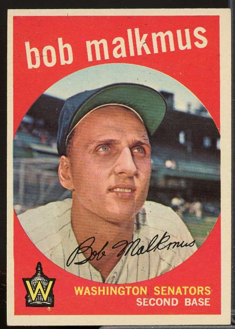 Bob Malkmus Card 1959 Topps #151  Image 1