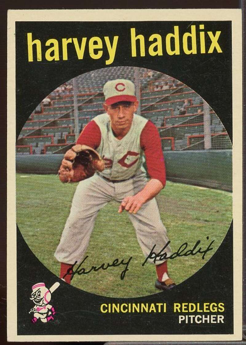 Harvey Haddix Card 1959 Topps #184  Image 1