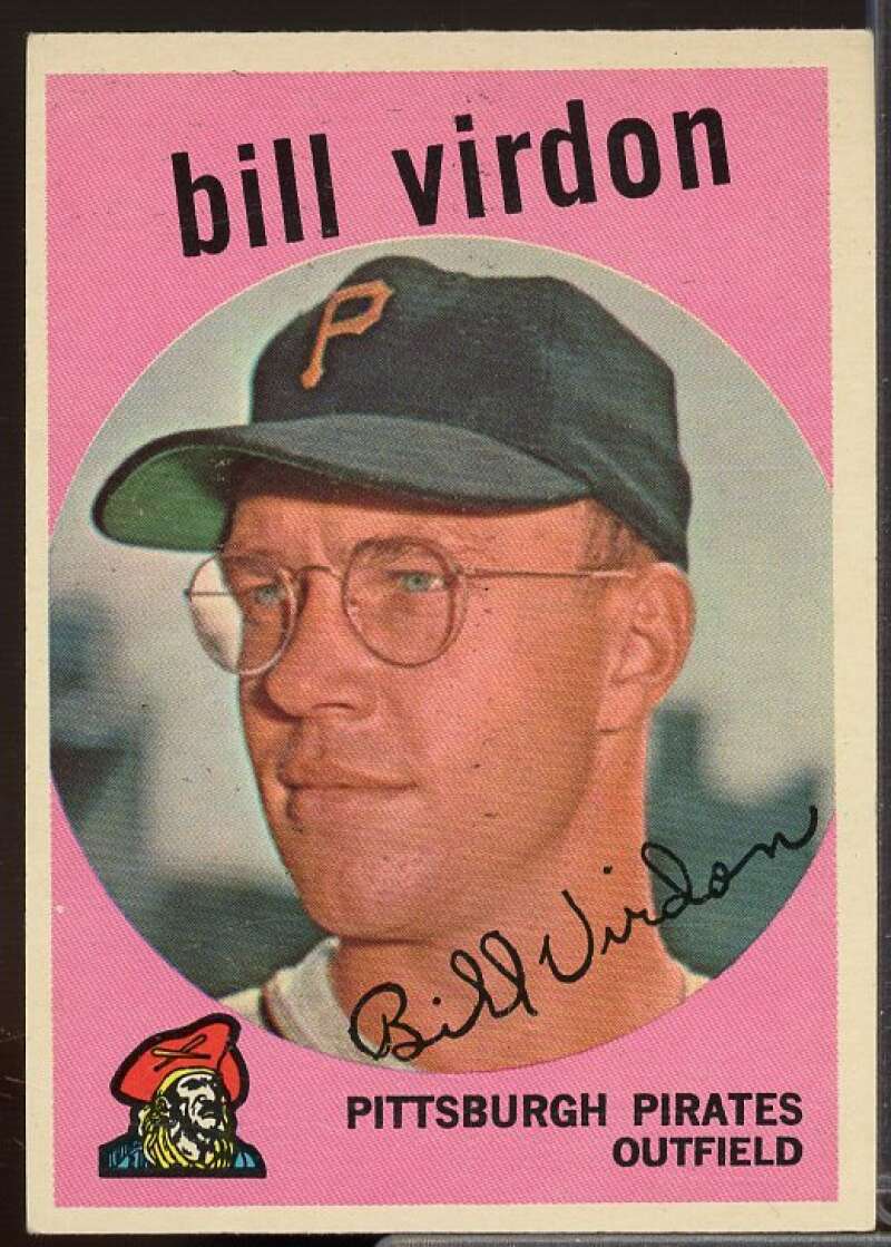 Bill Virdon Card 1959 Topps #190  Image 1