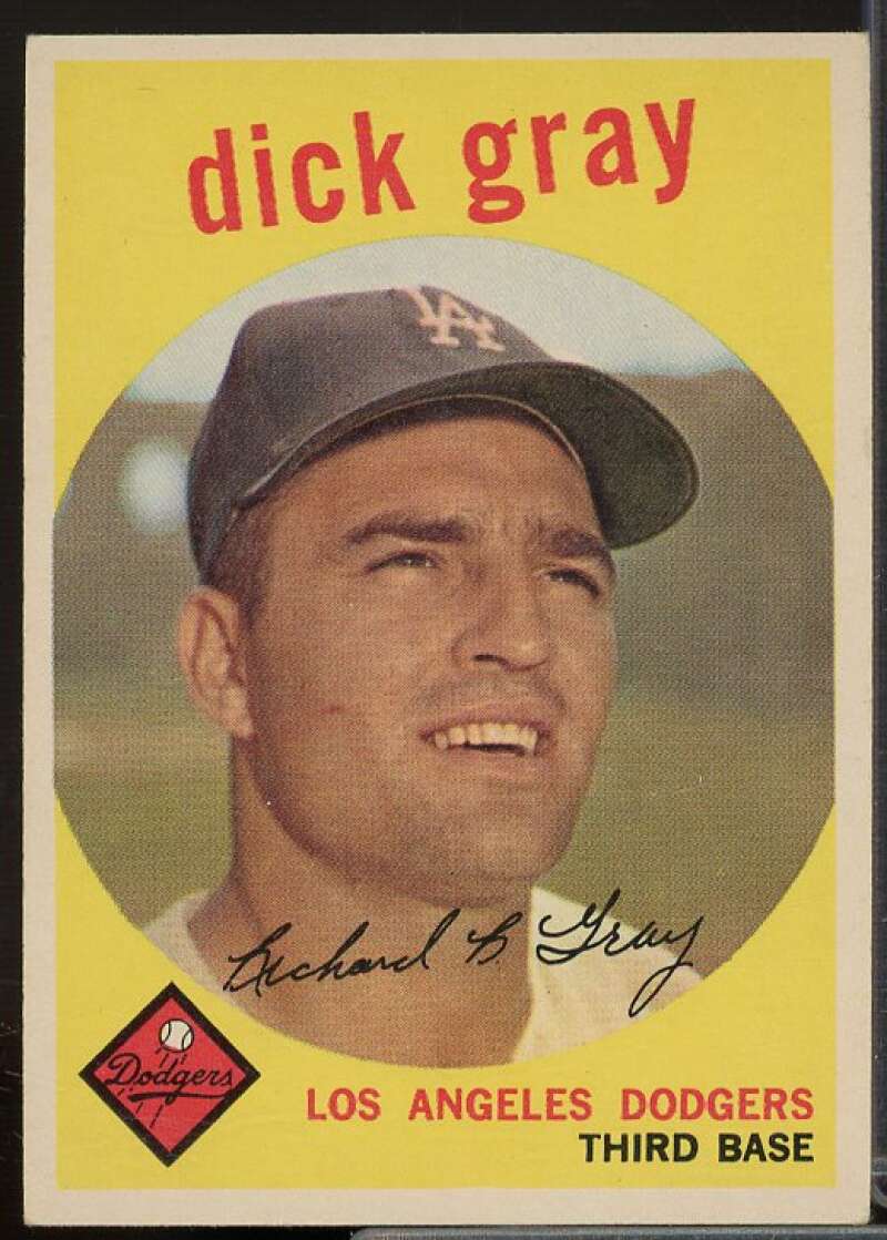 Dick Gray Card 1959 Topps #244  Image 1