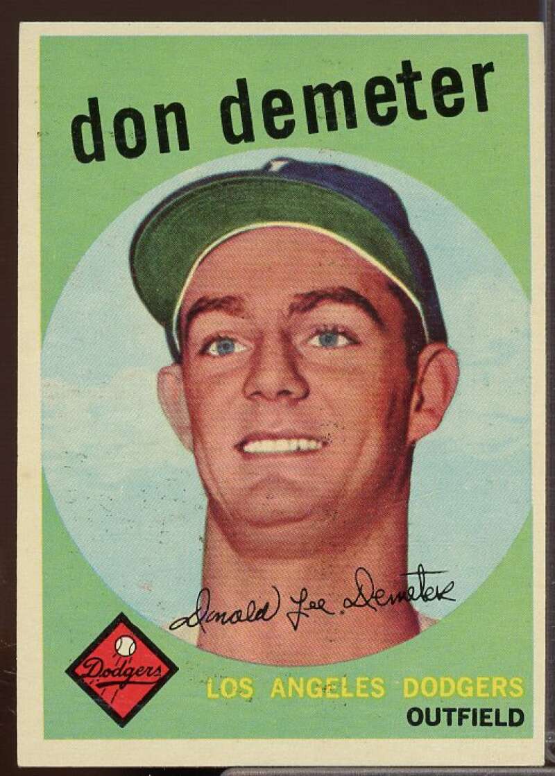 Don Demeter Card 1959 Topps #324  Image 1