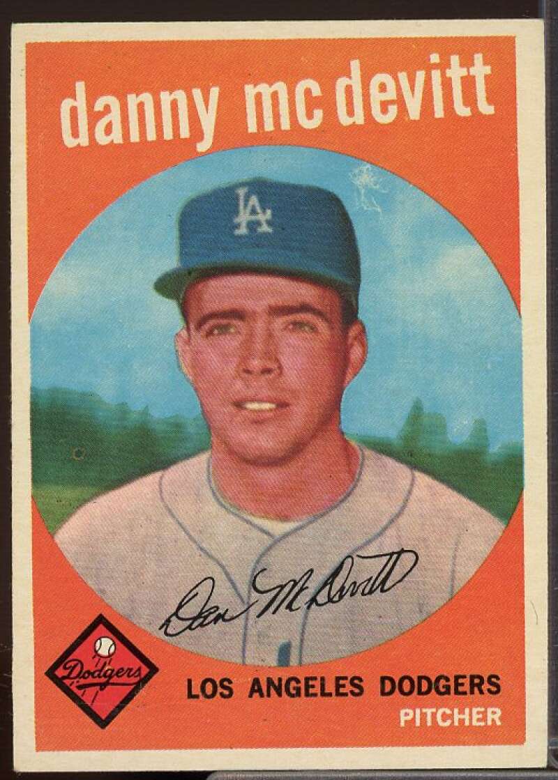 Danny McDevitt Card 1959 Topps #364  Image 1