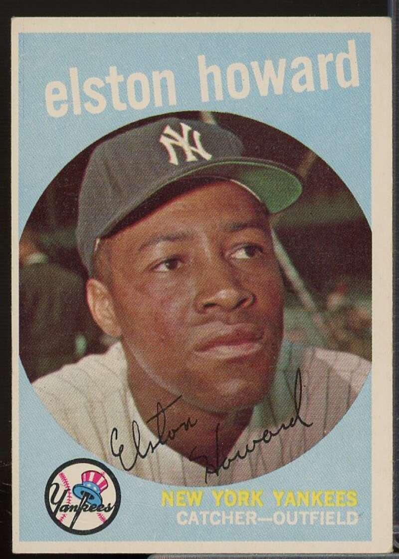 Elston Howard Card 1959 Topps #395  Image 1