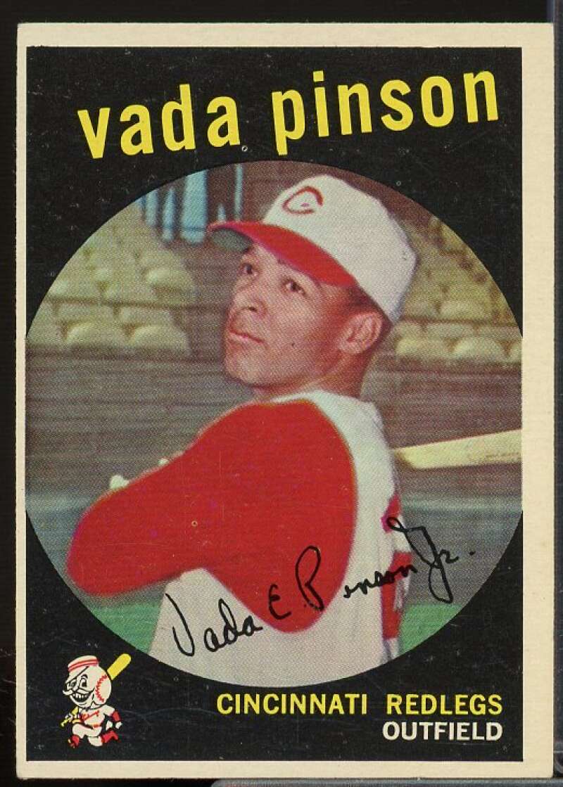 Vada Pinson Card 1959 Topps #448  Image 1