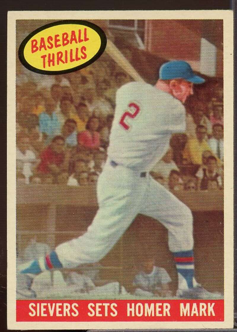 Roy Sievers BT/Homer Mark Card 1959 Topps #465  Image 1