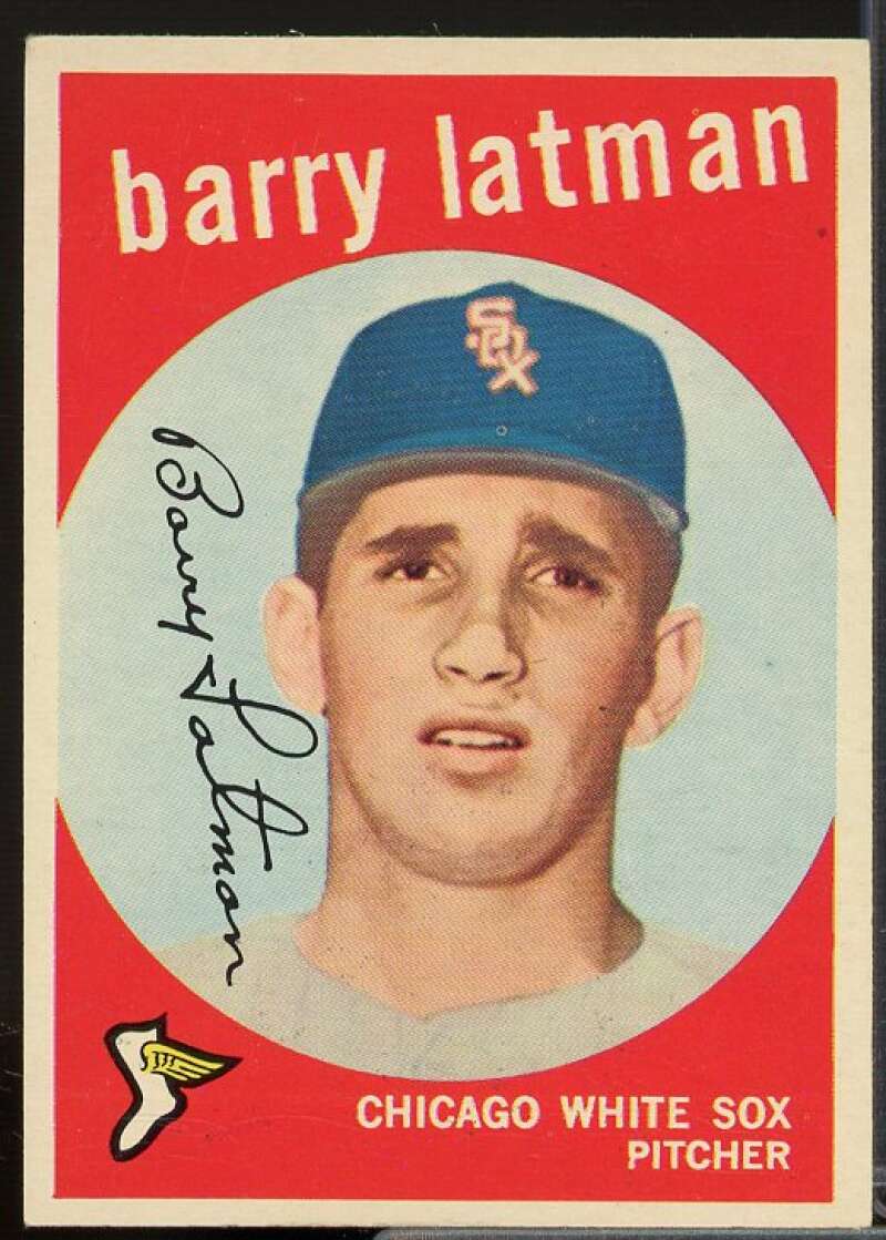 Barry Latman Card 1959 Topps #477  Image 1