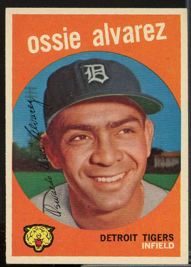 Ossie Alvarez Rookie Card 1959 Topps #504  Image 1