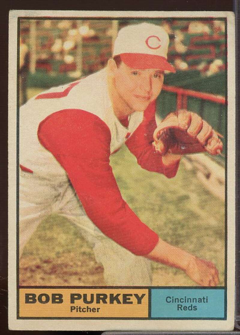 Bob Purkey Card 1961 Topps #9  Image 1