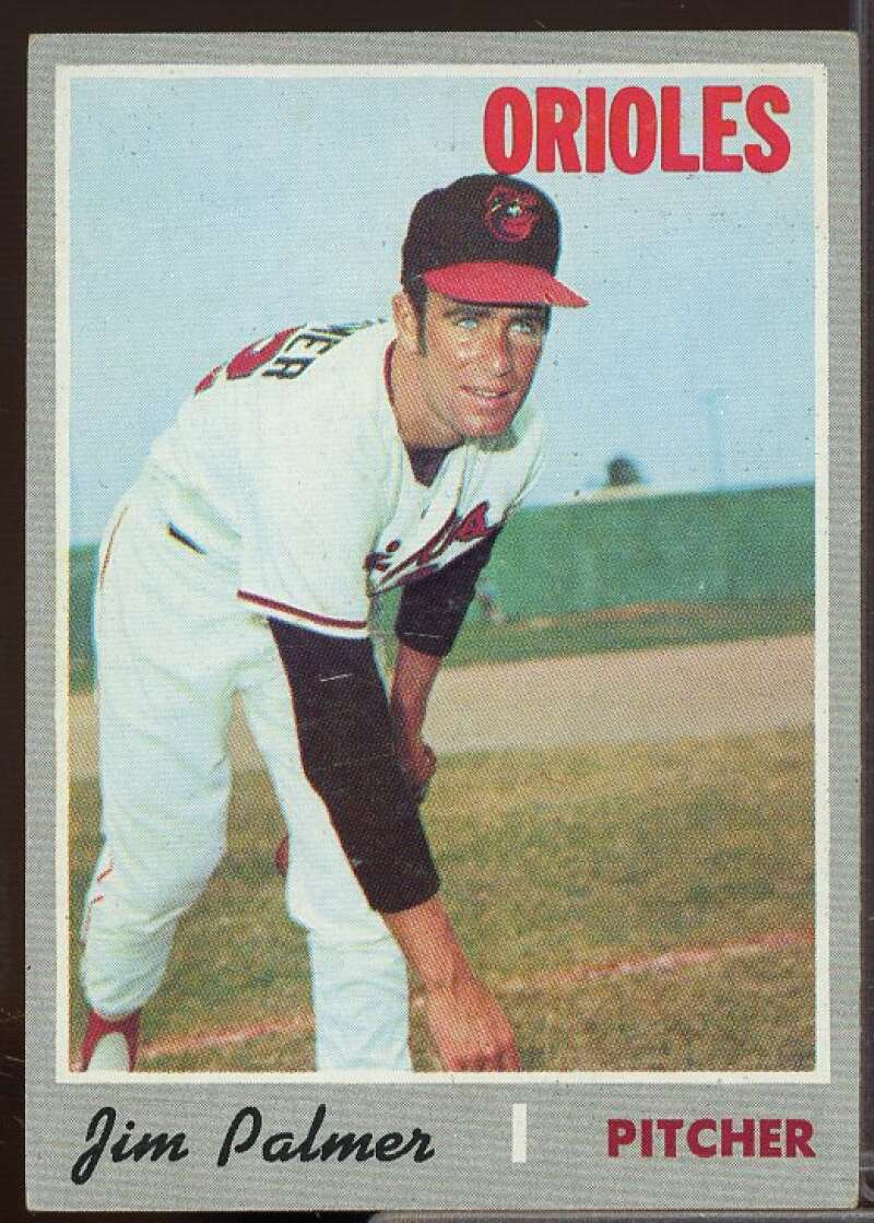 Jim Palmer Card 1970 Topps #449  Image 1