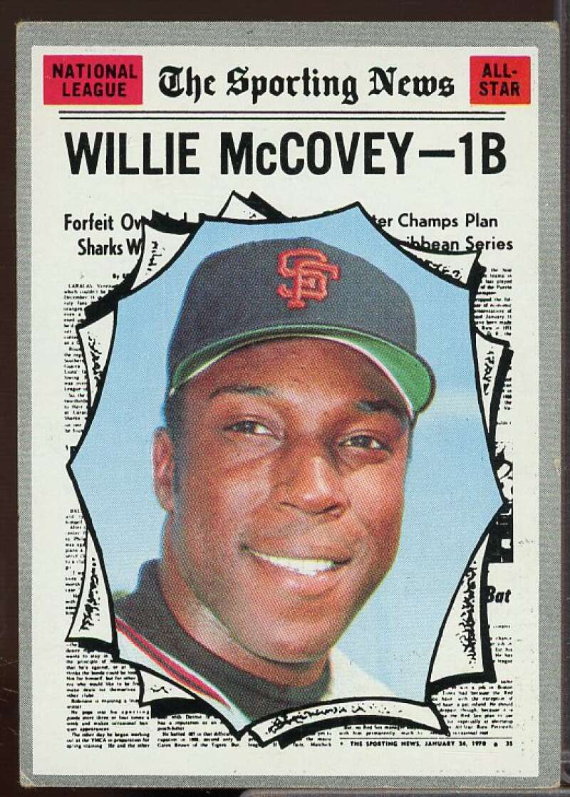 Willie McCovey AS Card 1970 Topps #450  Image 1