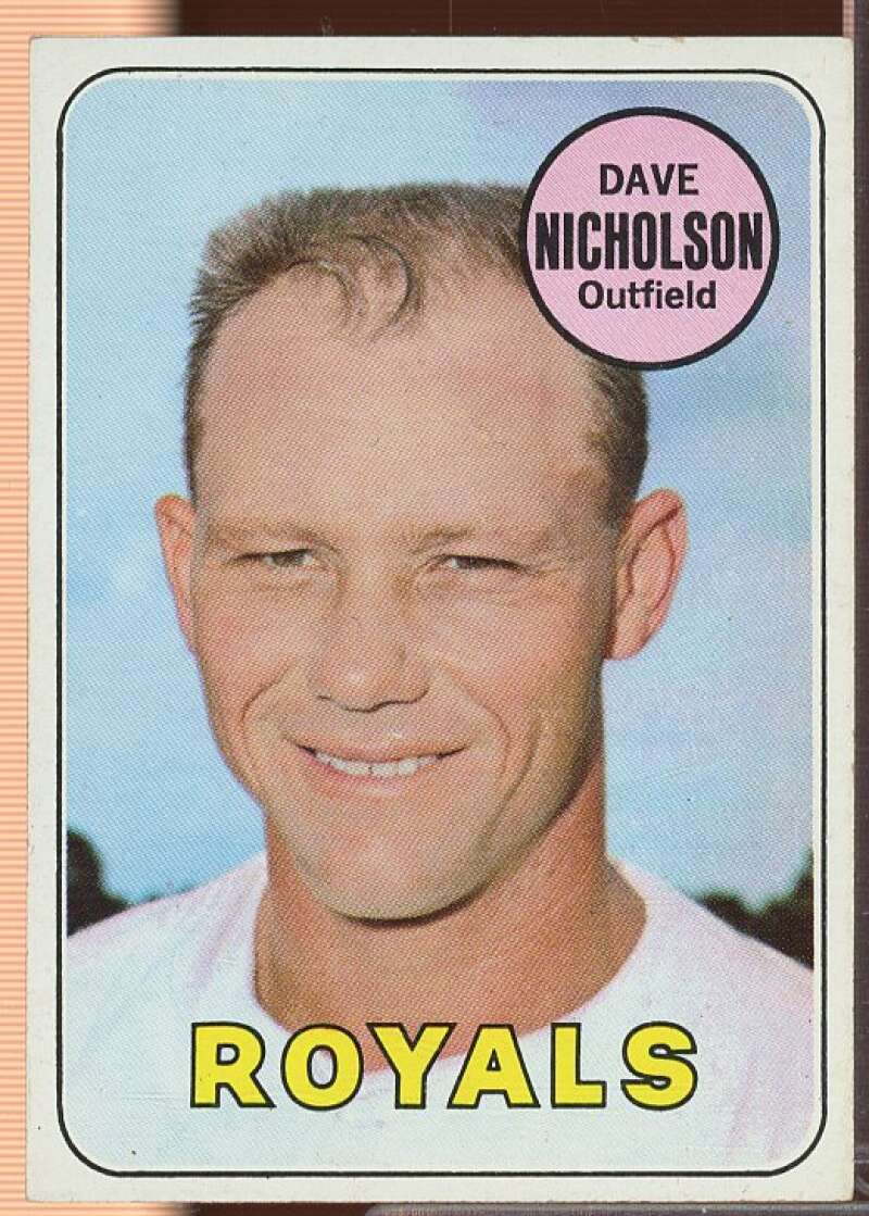 Dave Nicholson Card 1969 Topps #298  Image 1