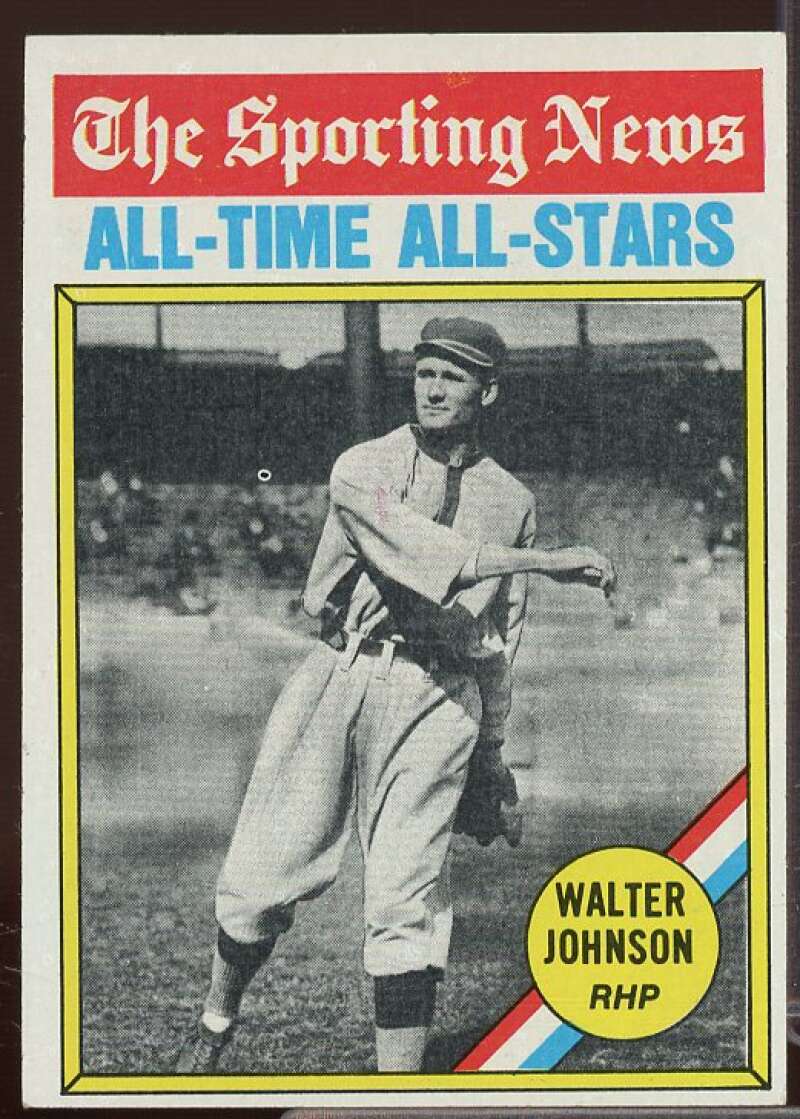 Walter Johnson ATG Card 1976 Topps #349  Image 1