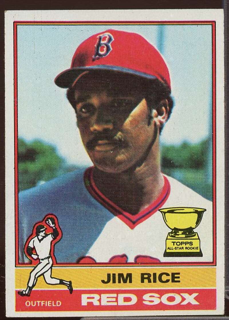 Jim Rice Card 1976 Topps #340  Image 1