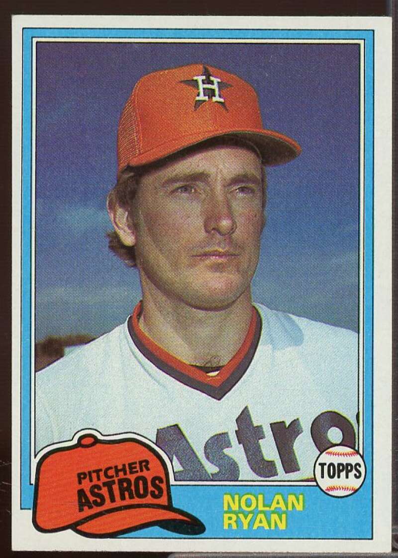 Nolan Ryan Card 1981 Topps #240  Image 1