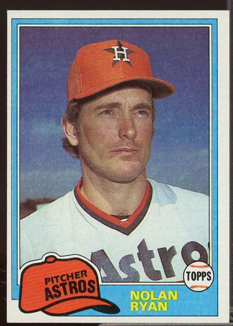 Nolan Ryan Card 1981 Topps #240  Image 1