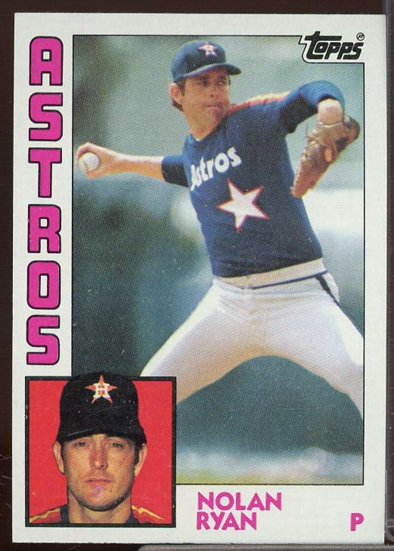 Nolan Ryan Card 1984 Topps #470  Image 1