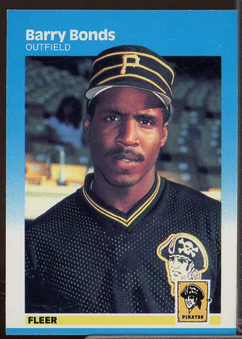 Barry Bonds Rookie Card 1987 Fleer #604  Image 1