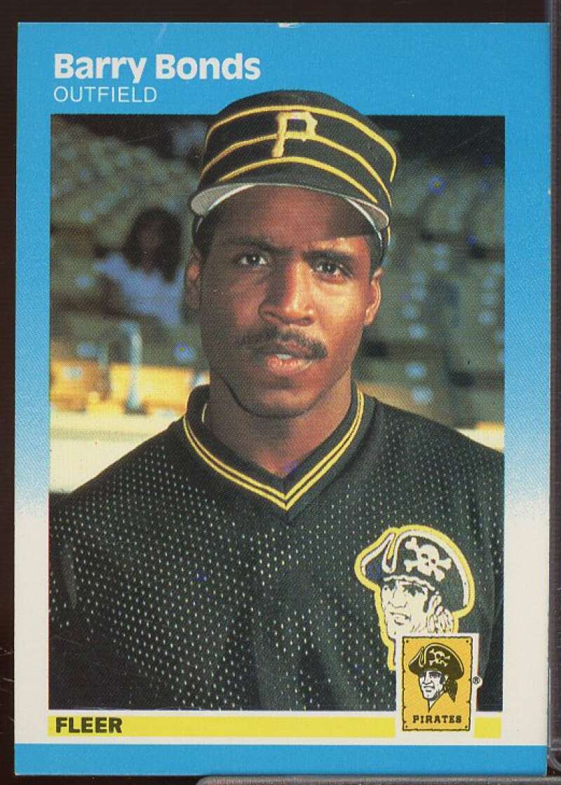 Barry Bonds Rookie Card 1987 Fleer #604  Image 1