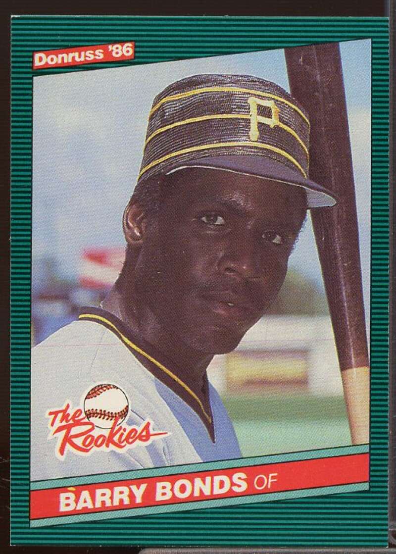 Barry Bonds Rookie Card 1986 Donruss Rookies #11  Image 1