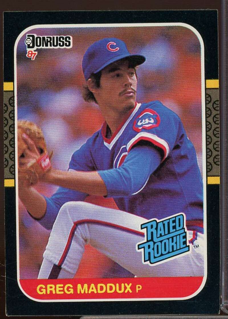 Greg Maddux Rookie Card 1987 Donruss #36  Image 1