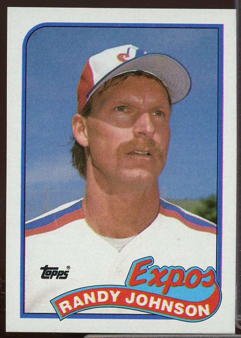 Randy Johnson Rookie Card 1989 Topps #647  Image 1