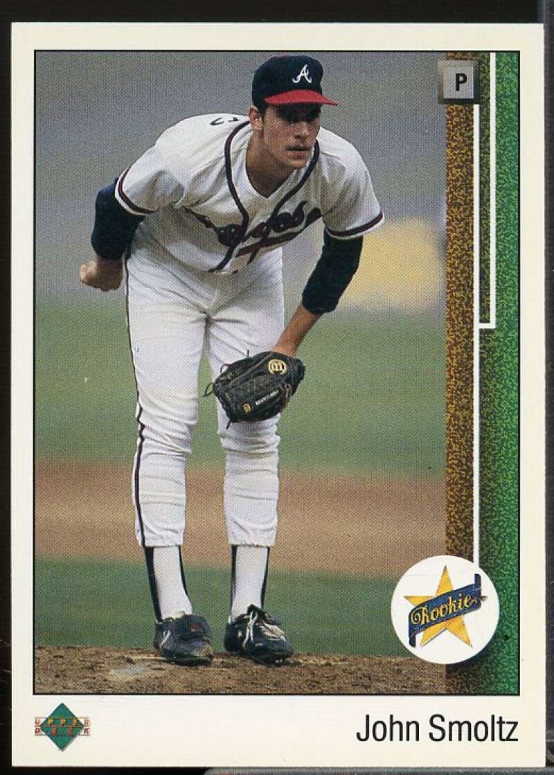 John Smoltz Rookie Card 1989 Upper Deck #17  Image 1