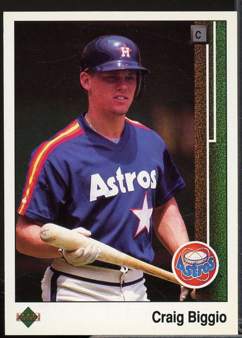 Craig Biggio Rookie Card 1989 Upper Deck #273  Image 1