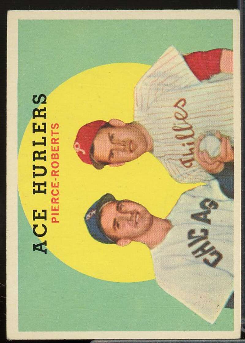 Ace Hurlers/Billy Pierce/Robin Roberts Card 1959 Topps #156  Image 1