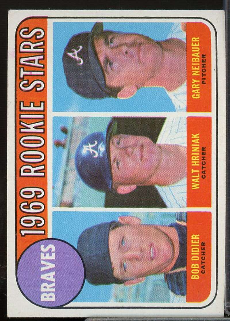 Rookie Stars/Bob Didier RC/Walt Hriniak RC/Gary Neibauer Rookie 1969 Topps #611  Image 1