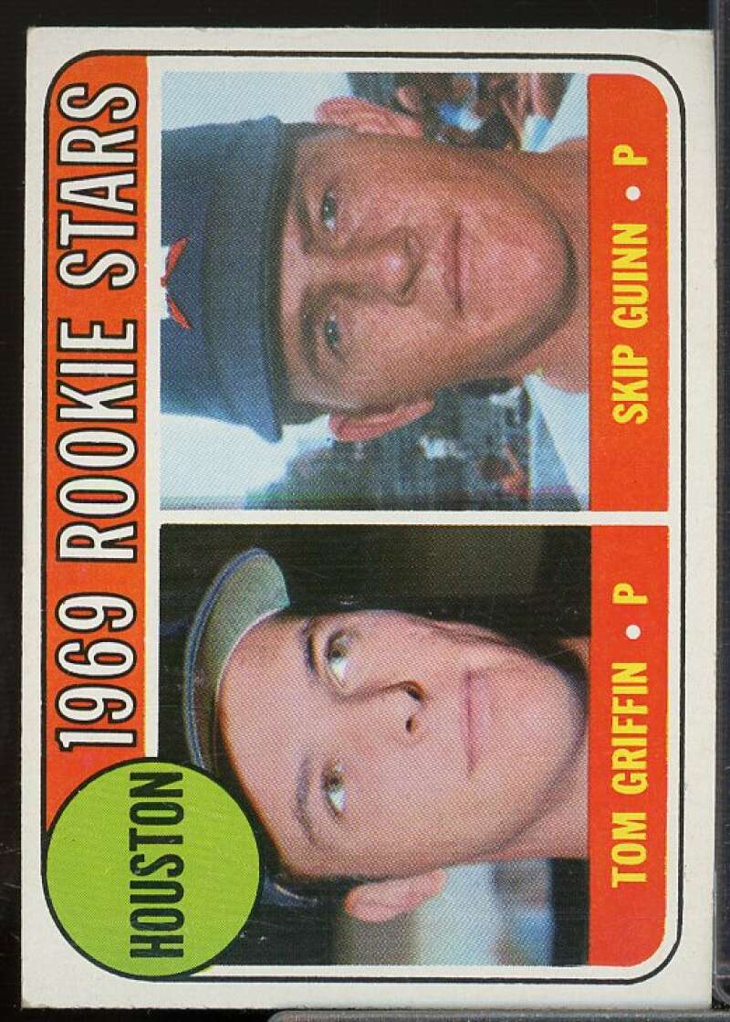 Rookie Stars/Tom Griffin RC/Skip Guinn Rookie Card 1969 Topps #614  Image 1