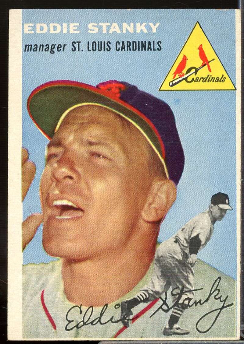 Eddie Stanky MG Card 1954 Topps #38  Image 1