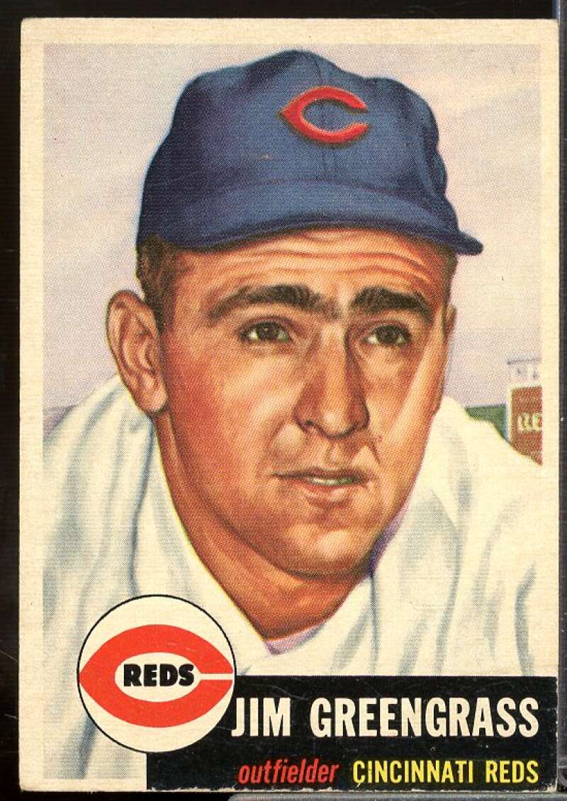 Jim Greengrass Rookie Card 1953 Topps #209  Image 1