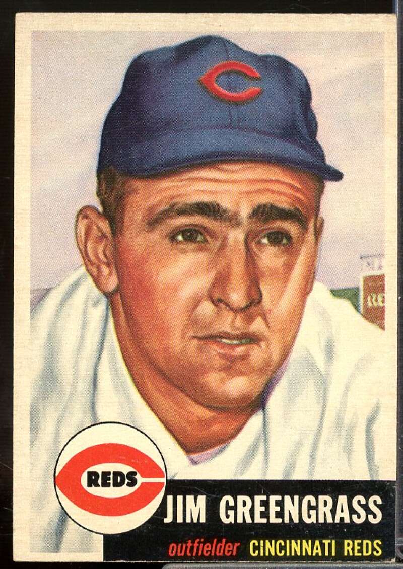Jim Greengrass Rookie Card 1953 Topps #209  Image 1