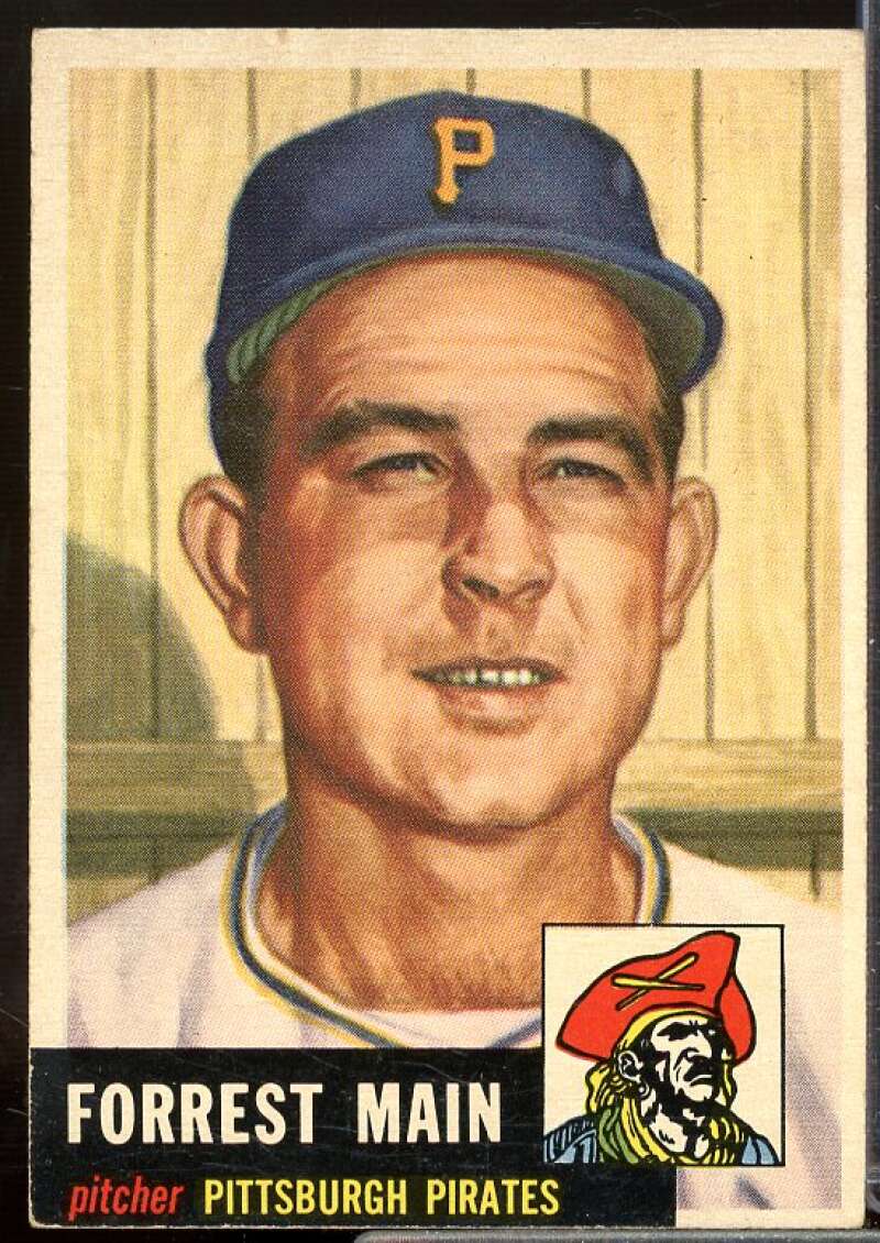 Forrest Main Card 1953 Topps #198  Image 1