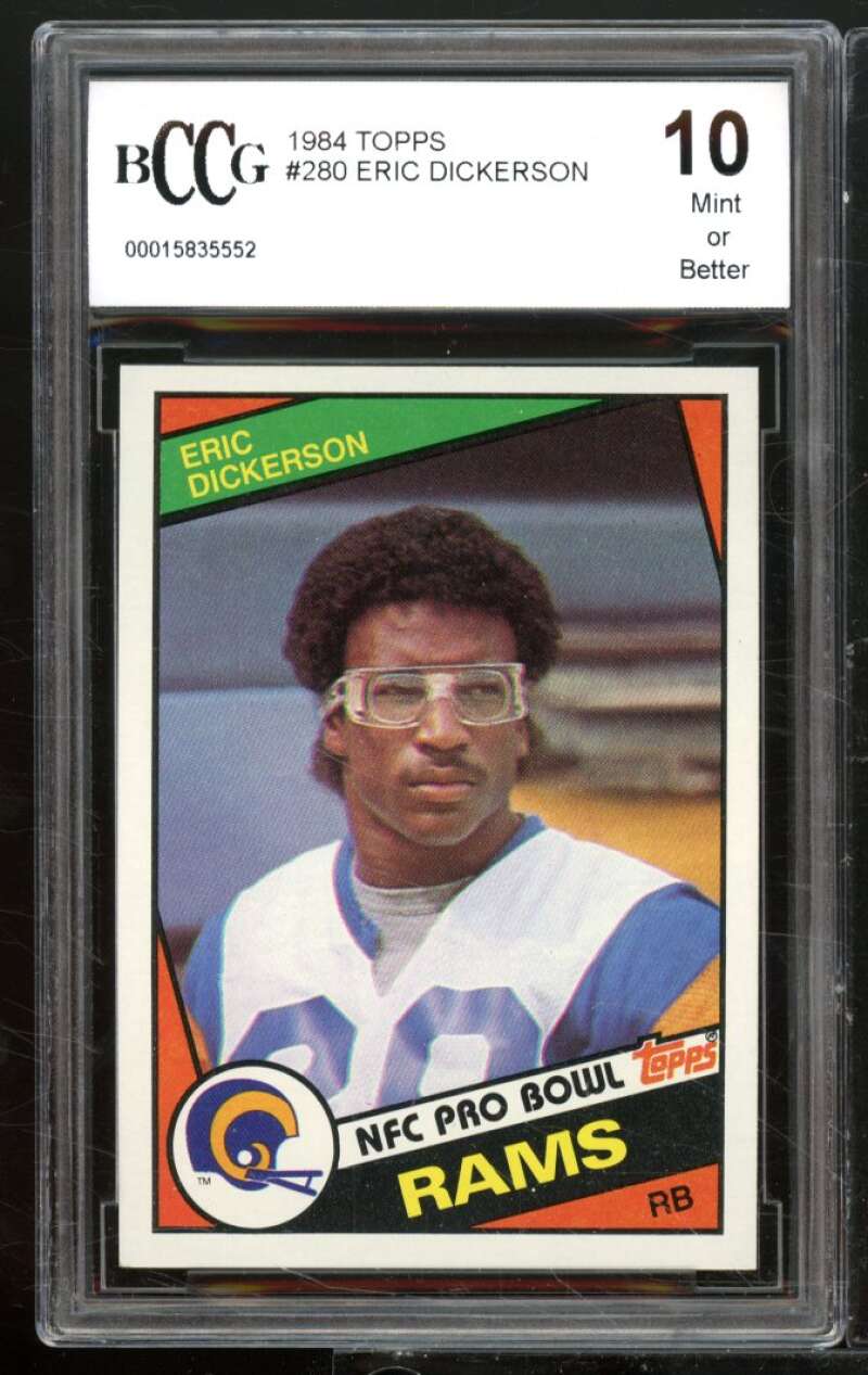 1984 Topps #280 Eric Dickerson Rookie Card Image 1