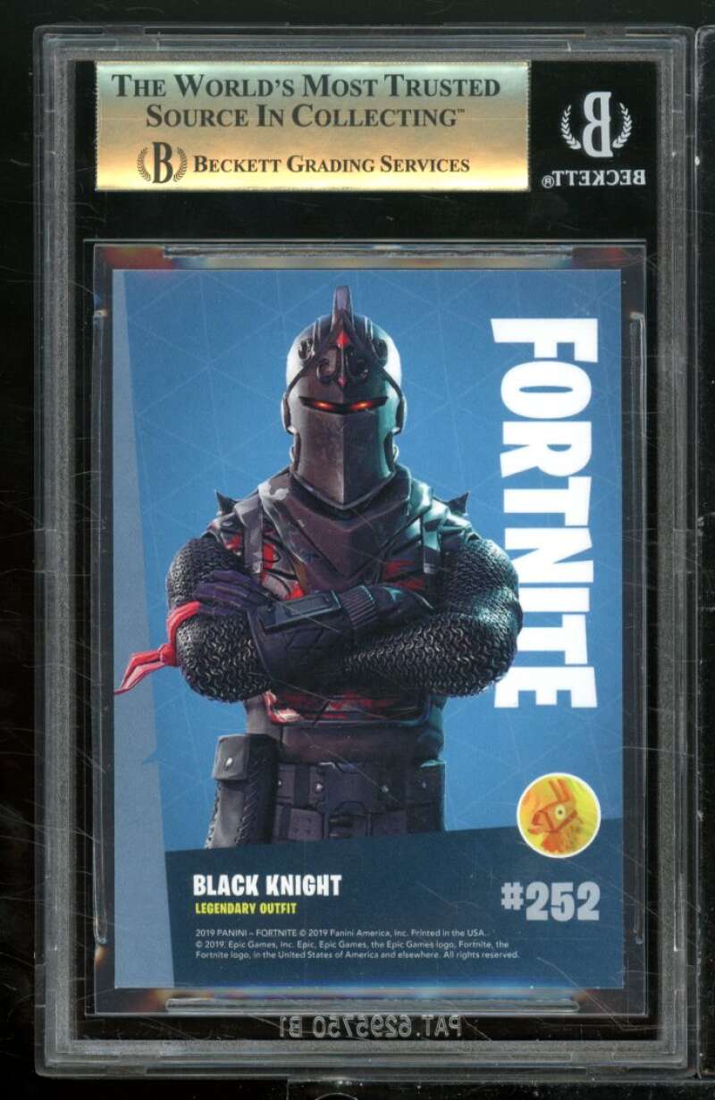 Black Knight Card 2019 Fortnite Series 1 USA #252 BGS 9.5 Image 2